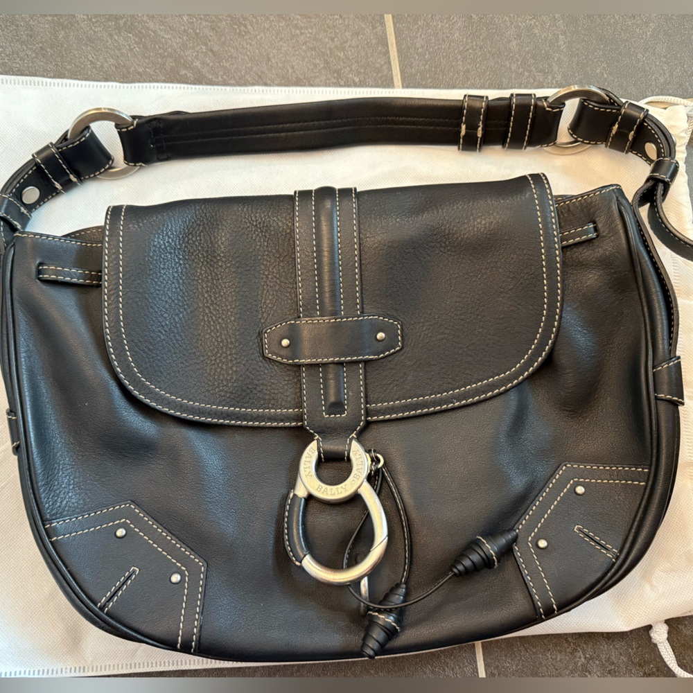 Bally Black Leather Bag - Picture 2 of 16